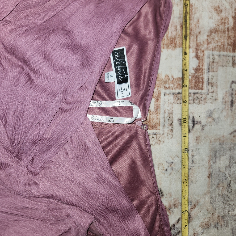 Elegant Mauve Dress by Elan